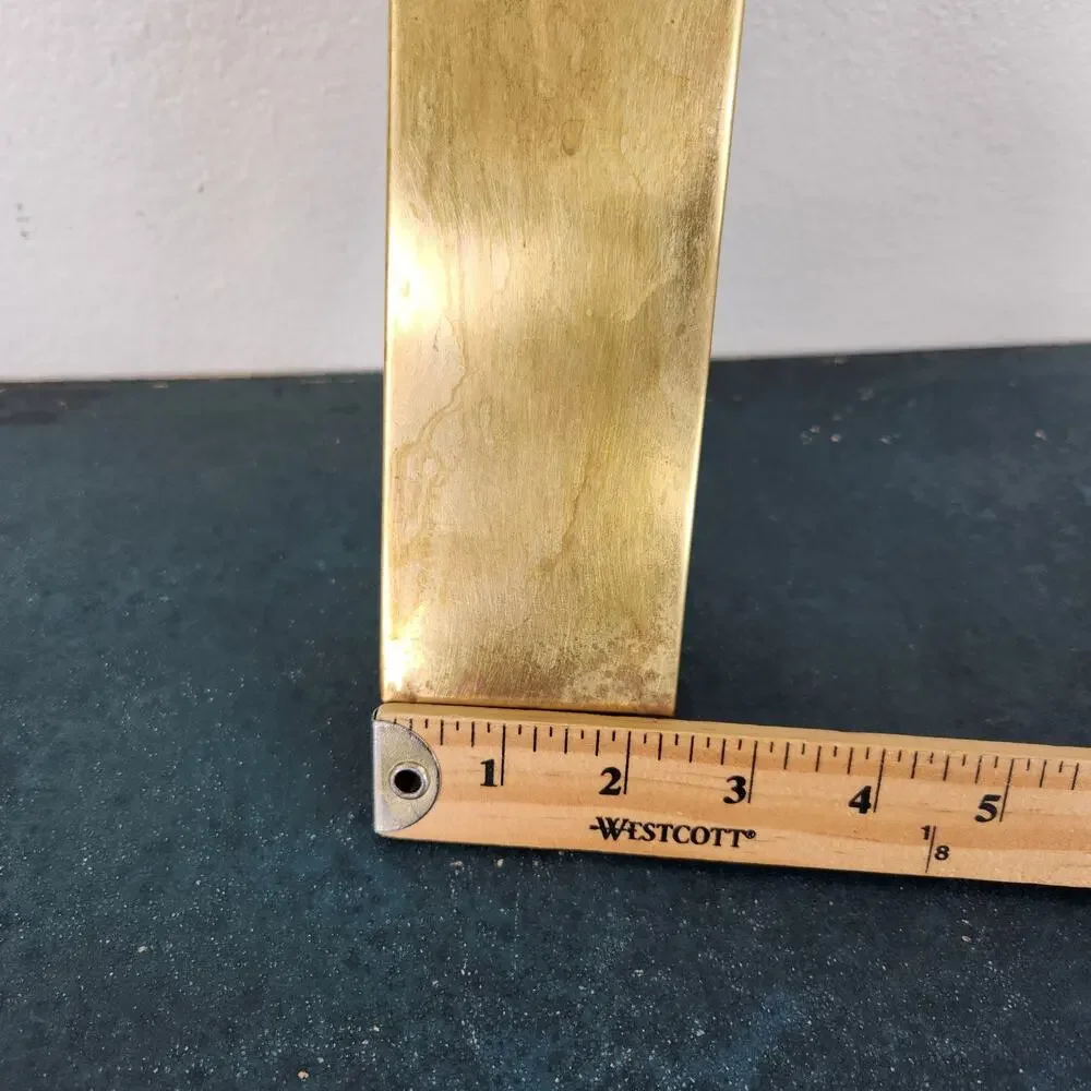 Brass Pineapple Long Match Box Holder Tropical Beach House Decor